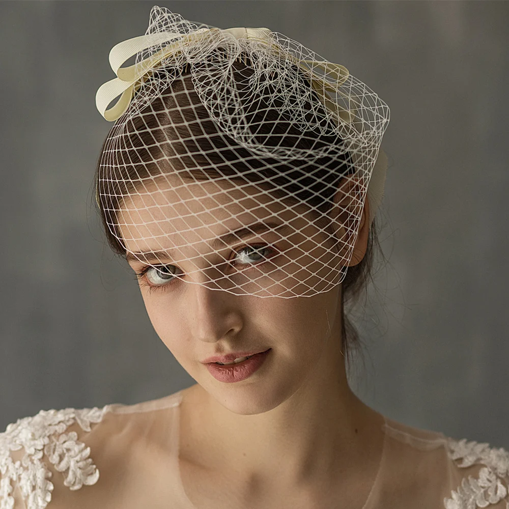 Fascinators Net Wedding Veil Headpiece 