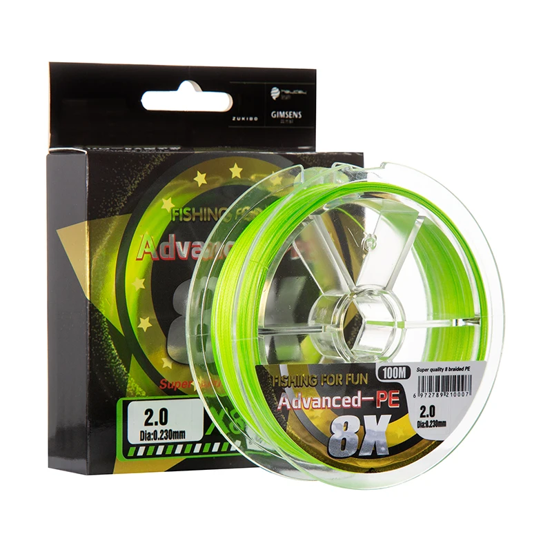 

ZUKIBO 100M Advanced-Pe Fishing Line Japanese Upgrade 8X Line Super Smooth Long-range Dedicated 9-40LB Fishing Line