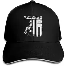 Классический унисекс ветеранский Флаг США и солдат Дальнобойщик шляпы бейсболка