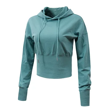 

Short Sports Top Women's Loose-Fit Slimming Yoga Clothes Quick-Dry T-shirt Running Stretch Fitness Long-Sleeved Loose-Fit