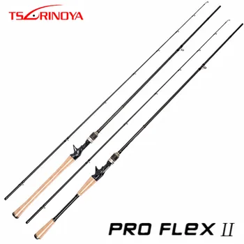 BIG DISCOUNT ❤️ TSURINOYA PROFLEX II 1.89m 1.95m 2.13m Casting Fishing Rod 2 Sections Carbon Fiber Saltwater Lure Rod Carp Fishing Casting Rod - discount item 30% OFF Sports & Entertainment