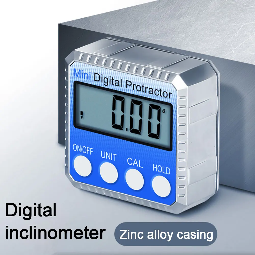  360 Degree Ruler Angle Finder Electronic With Magnet LCD Screen Inclinometer Mini Digital Protracto