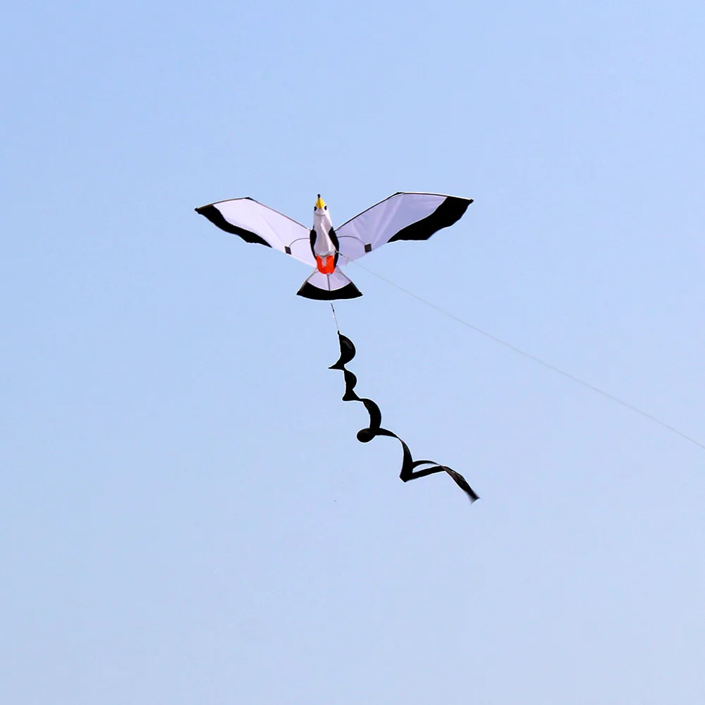 3D Seagull K-ite Kids Toy Fun Kites Outdoor Fun Toy Flying Activity Game Children With Tail Sports Toy Children Kids#CL3
