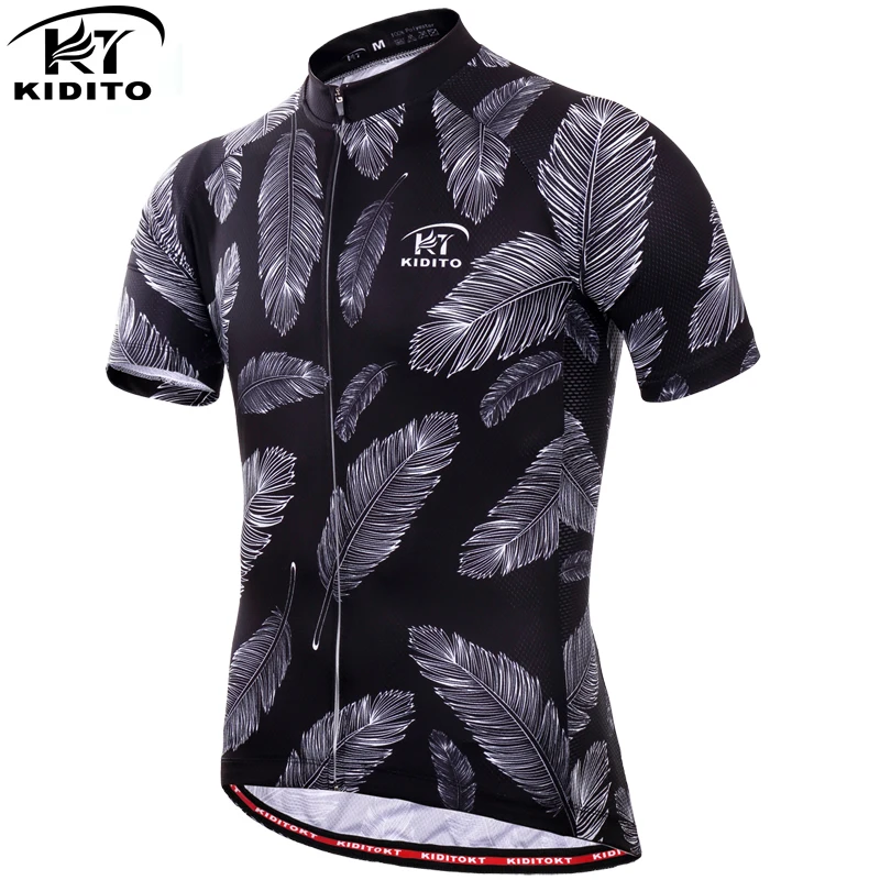 

KIDITOKT 2019 NEW Pro Cycling Jersey Summer Anti-UV Breathable Bicycle Clothing Cycling Clothes MTB Bike Wear Jersey