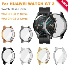 Protective Case for Huawei Watch GT 2 46mm Soft TPU Full Screen Protection Case HD Protector for Gt 2 watch Cover Accessories