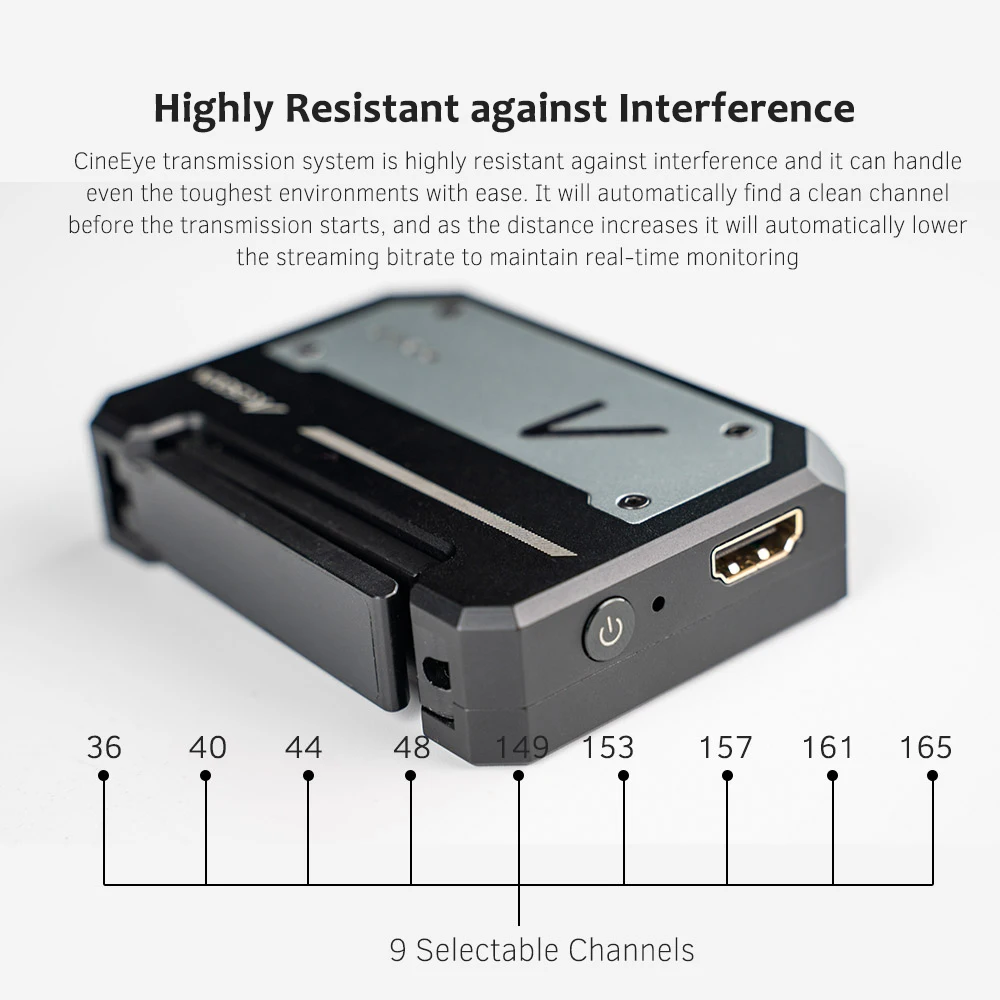 Accsoon CineEye портативный 5G видео передатчик 1080P WiFi HD передатчик 3D LUT загрузка 100 м Диапазон для iOS/Andriod смартфон