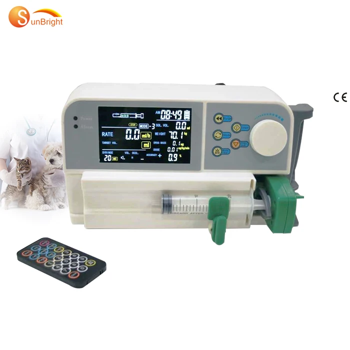 

Veterinary Medical Electric Syringe Pump Single Channel Infusion Syringe Pump