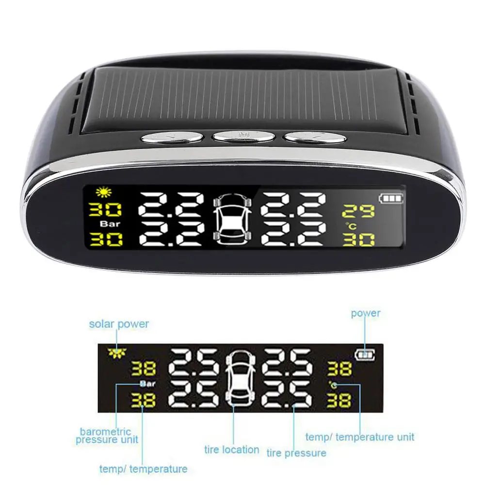Сигнализация давления в шинах TPMS 4 шт. датчик давления в шинах автомобиля Мониторинг давления в шинах новая система контроля давления в шинах на лобовое стекло