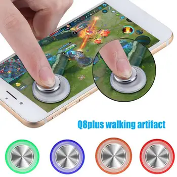 

Metal Button Round Game Joystick Mobile Controller Mini Touch Screen Joystick Suction Cup Clip-on Clamp Gamepad For Phone Tablet