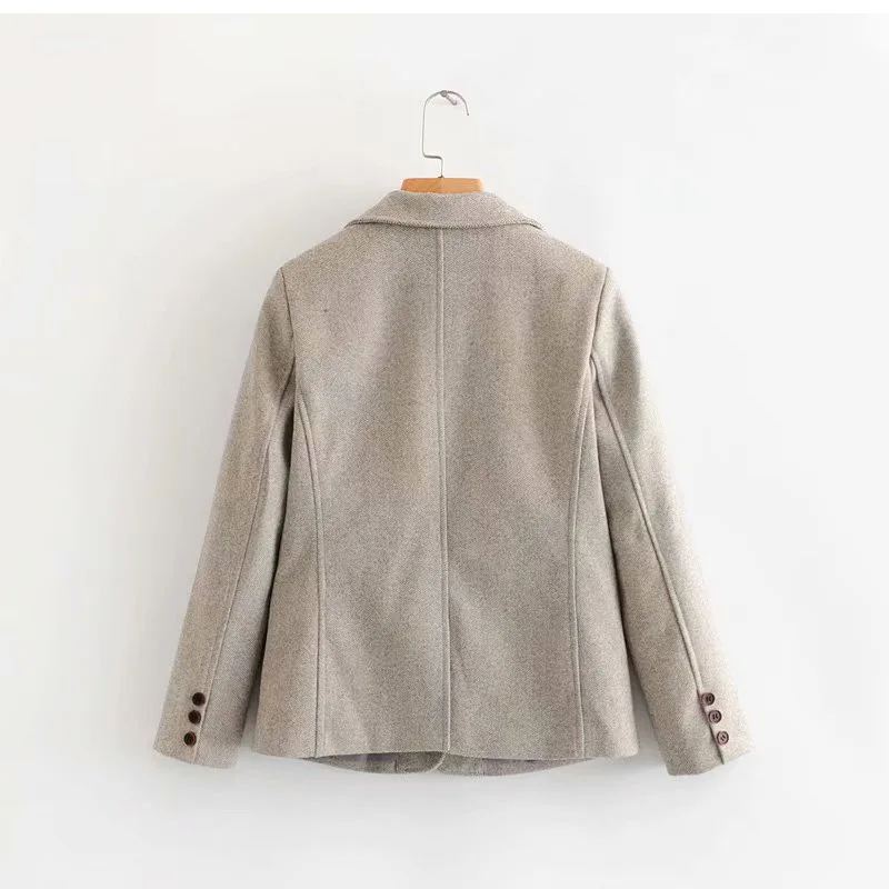 

Autumn WOMEN'S Dress New Products-Style Slimming Long Sleeve One-Button Suit Jacket Western Style Tops Elegant Suit