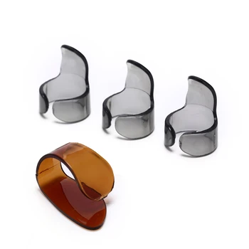 

4pcs Cellul finger thumb guitar pick tuner cellul ul finger cover finger shell pick guitar accessories random colors