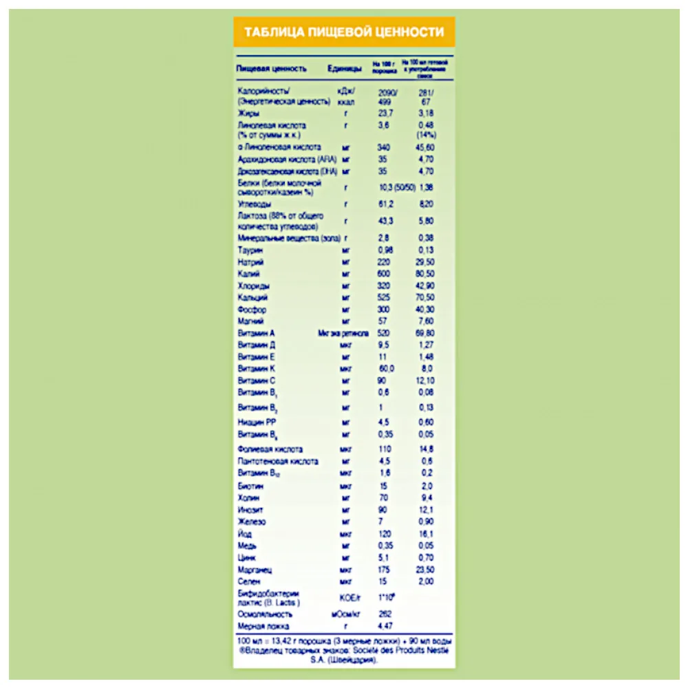 Смесь молочная сухая адаптированная Organic 2 Nestle NAN, с 6 мес., 400 г