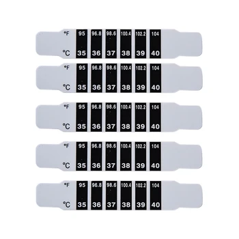 

10Pcs Forehead Head Strip Fever Thermometer Baby Child Adult Body Check Test Temperature Monitoring Safe Non-Toxic