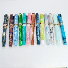 

NEW Color Kaigelu 316 Fountain Pen EF F Nib Beautiful Marble Amber Pattern Ink Pen Writing Gift for Office Business Iridium
