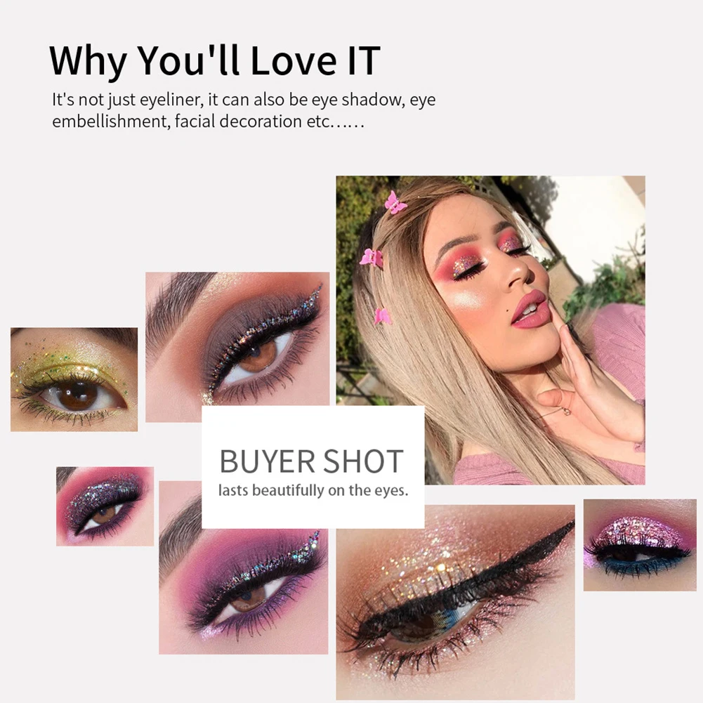 

Waterproof Eyeliner Ultimate 1 Pcs Black Long Lasting Eye Liner Pencil Smudge-Proof Cosmetic Beauty Makeup Tool Liquid Cosmetic