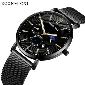 

Men's Top Brand Watch Men's Calendar Sports Quartz Watch Men's Multi-color Stainless Steel Ultra-thin Men's Watch Gift