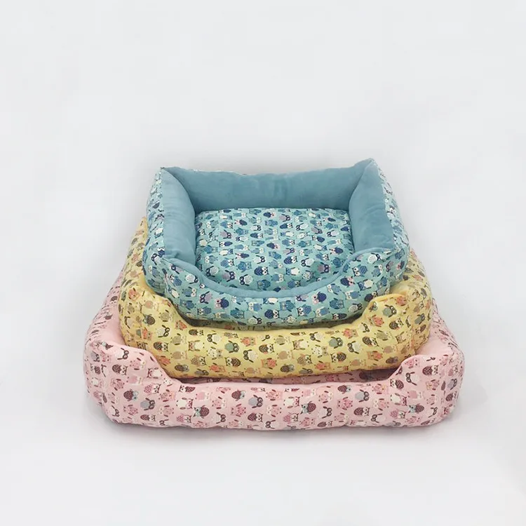Dog Bed Pet Mat Blanket Soft Removable Cat Cushion Chihuahua Winter Mat Pad Puppy Kennel Nest Cushion Pets Accessories