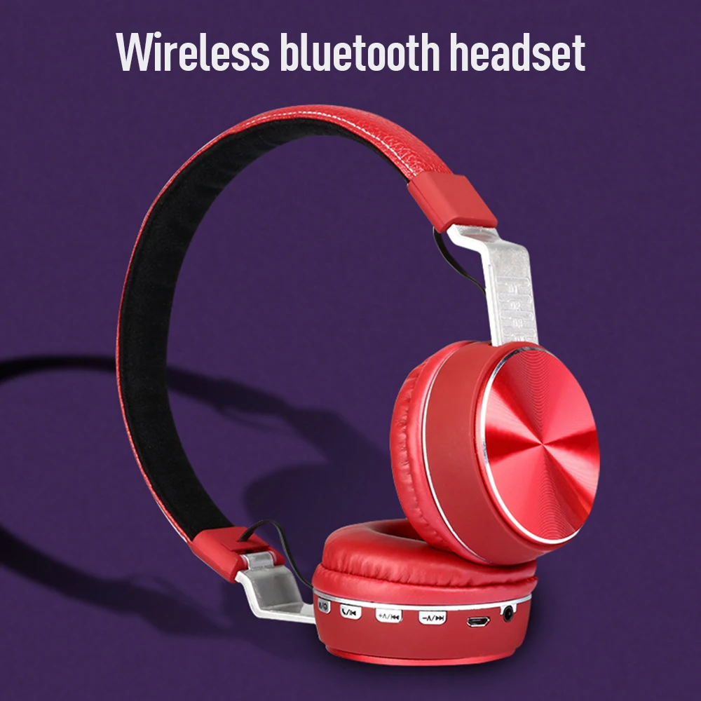 Bluetooth гарнитура беспроводная гарнитура поддерживает tf-карту мобильный компьютер планшет тяжелый бас складной портативный складной