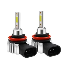 Powerful Canbus 120000LM 6000K Car MINI LED Headlight Bulbs Kit H1 H7 H8 H11 9005 H10 9006/HB4 9012 High/Low Beam Headlight Bulb