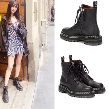 

Classic Smooth Martin Boots Star Britishwind Leisure Shoes