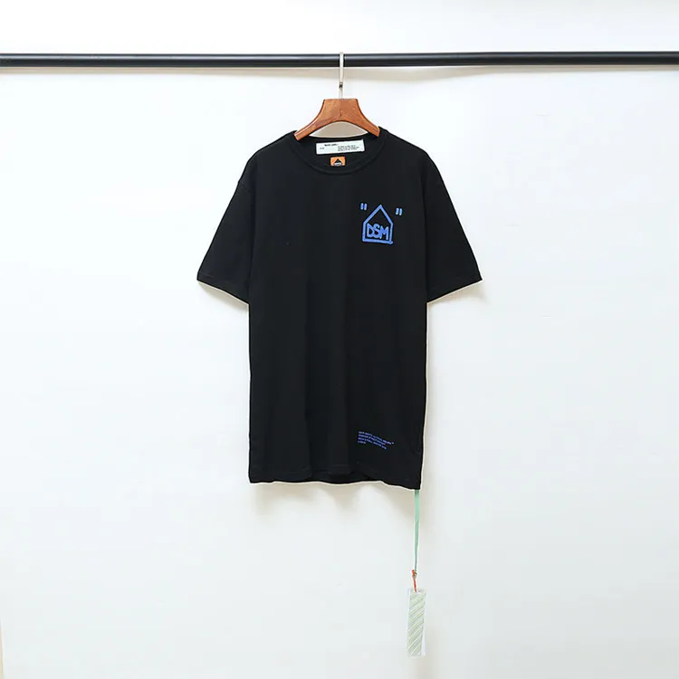 

Europe And America Summer Wear New Products Popular Brand off Ow Gradient Embroidered Arrowhead Purchasing Agents Men And Women