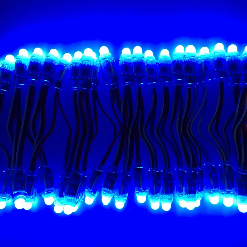 Пиксельные модули DHL1000pcs WS2811 led DC5V 12mm IP68 RGB рассеянный адресный + контроллер T1000S 1