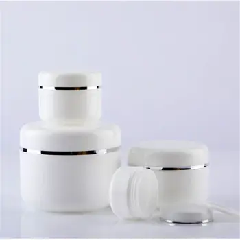

20/30/50/100/150/250ml Refillable Bottles Travel Face Cream Lotion Cosmetic Container Plastic Empty Makeup Jar Pot