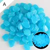 50Pcs Glow in the Dark Garden Decor Luminous Stones Outdoor Fish Tank Decoration Pebble Rocks Aquarium Decorative Pebbles 4