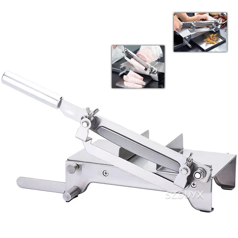 

Manual Household Desktop Slicer Stainless Steel Cutter Herbal Medicine Liquorice Maca Ganoderma,Vegetable, Hand Press Tool