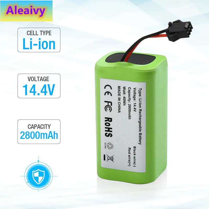 14 4 В 2800 мАч 18650 сменная батарея для Conga 990 Ecovacs Deebot N79S N79 DN622 Eufy Robovac 11 11S 12 15C 15S 1 |