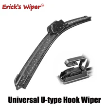 Erick's Wiper uniwersalne przednie pióro wycieraczki typu U miękkie bezramowe gumowe wycieraczki szyby przedniej samochodu 14