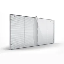 Горячий прозрачный СВЕТОДИОДНЫЙ экран p3.9 Крытый оконный магазин СВЕТОДИОДНЫЕ дисплеи