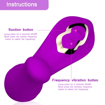 Vagina Dildo Vibrator Sucking Sex Toys For Adult Clitoris Stimulator Nipple Sucker Vibrator For Women Masturbator Panties Vibra 4