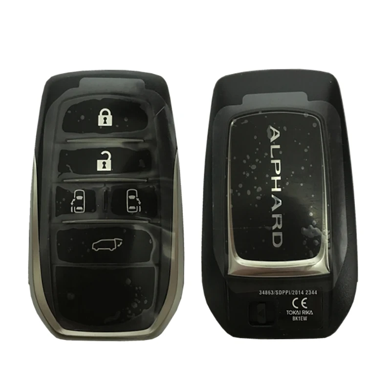 Cn007143 Aftermarket 5 Button Smart Keyless Go Key For Toyota Alphard ...