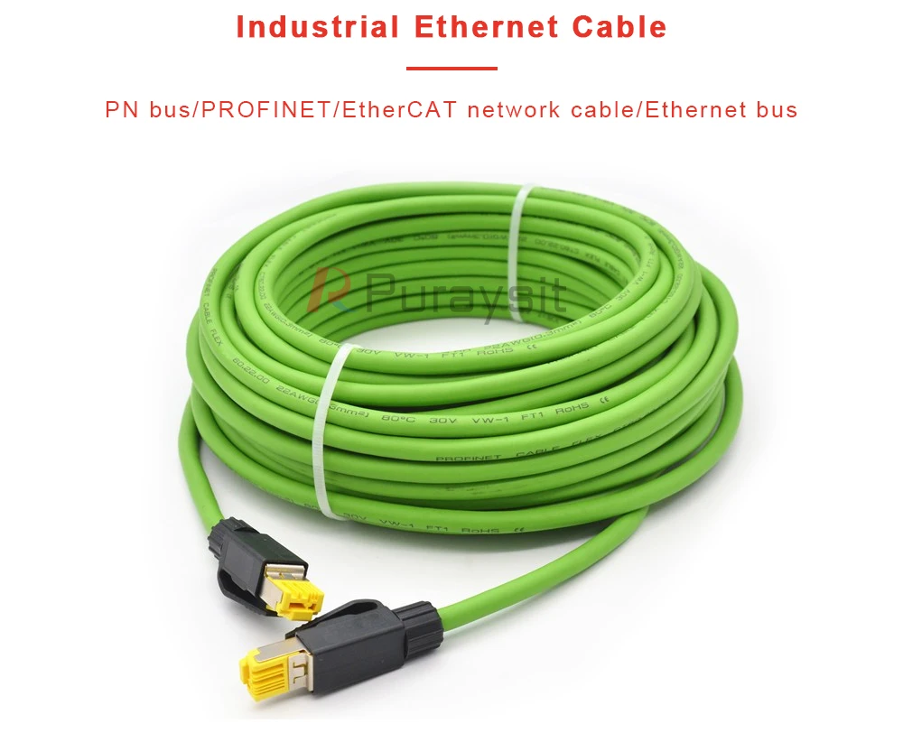 Cabo industrial do ônibus de ethercat do