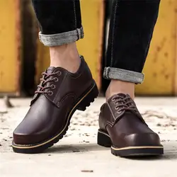 Мужские рабочие кожаные туфли с квадратным носком защитные ботинки Рабочая страховая Обувь Sapato Masculino