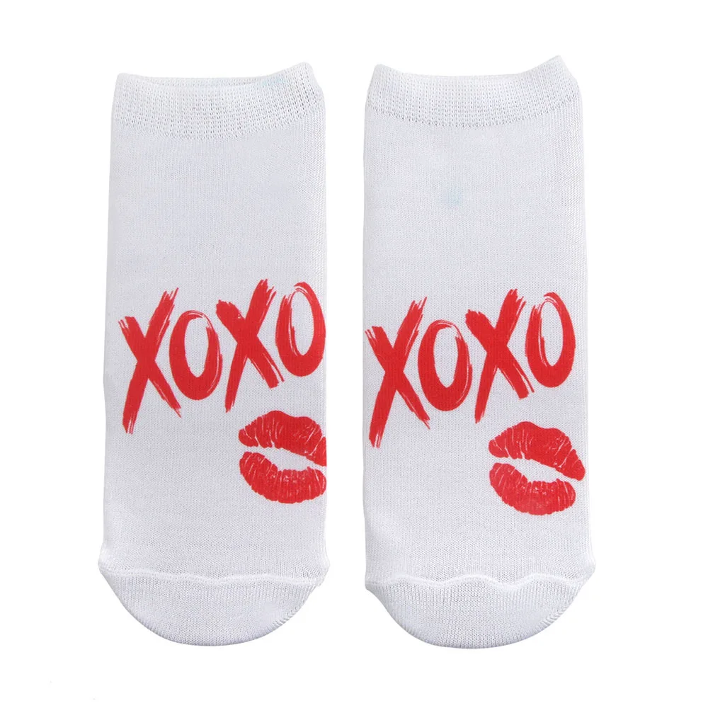 Hot sale Fashion Pop Unique New Painting Art Men 3D Women Sock Funny Novelty Pork Animal Vintage Retro Cotton Socks QS513 - Цвет: 7