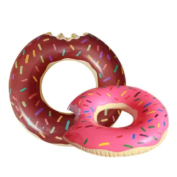 

60/70/80/90/120cm Inflatable Swimming Pool Ring PVC Thick Durable Swim Float Ring Pool Tube Toy For Children Adults