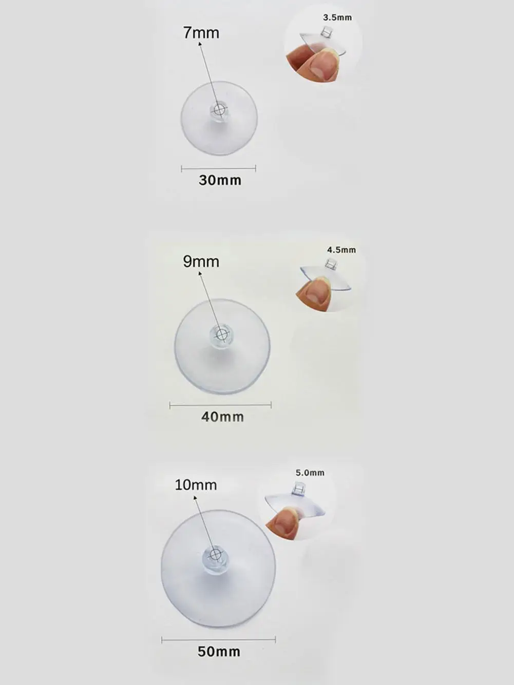 Ultra-Strong Transparent Suction Cup