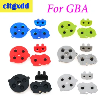 

cltgxdd Colorful Rubber Conductive Buttons A-B D-pad For GameBoy Advance GBA Silicone Start Select Keypad Silicone pad