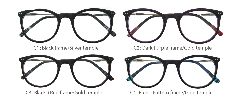 Маленькая оправа glassesOCCI CHIARI женские прозрачные линзы близорукость оптические очки ацетат очки по рецепту очки W-CAMPE