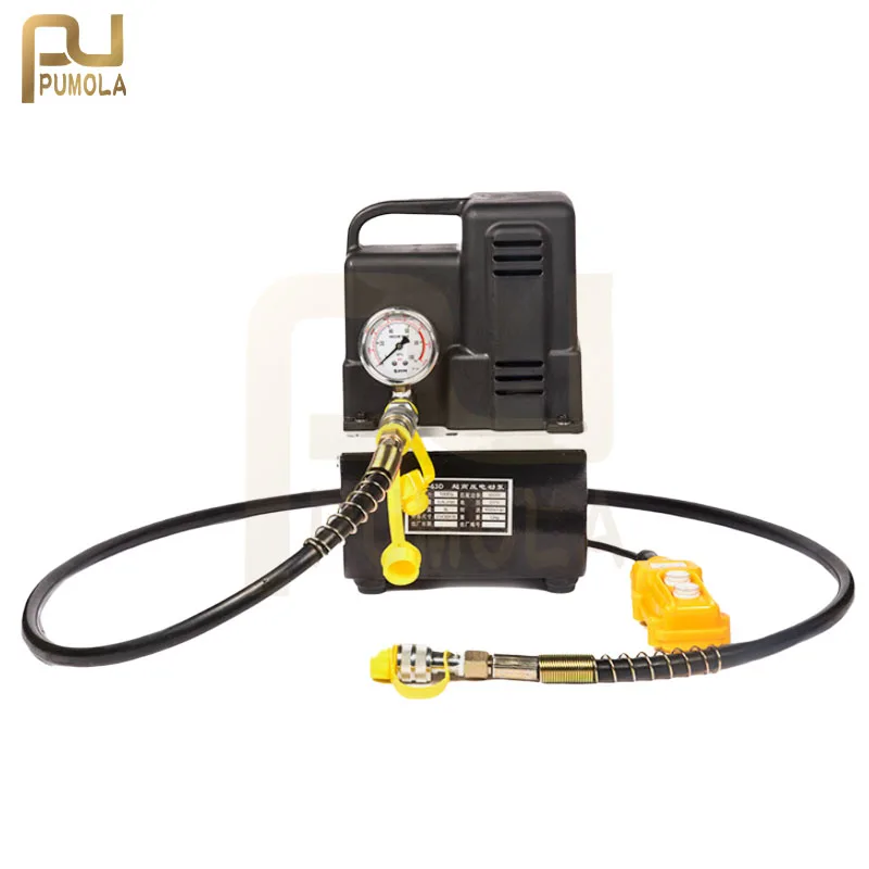 220V GYB-63D Portable Electric Hydraulic Pump Ultra High Pressure Small Hydraulic Oil Pump Station 600W 1600r/min 3L Hot Sale 220v gyb 63d portabel listrik pompa hidrolik ultra tinggi tekanan oil pump 600w 1600r min 3l hot sale