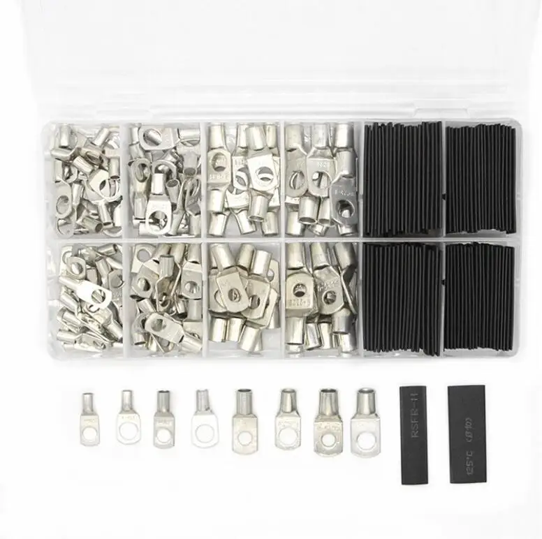 

240pcs Peephole terminal copper ring terminal SC battery welding connector