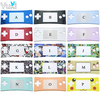 

YuXi Black Red Blue Purple Front Faceplate Plastic Cover Case Replacement Parts for Gameboy Micro for GBM Console