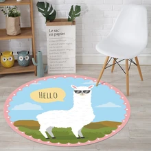 Скандинавский круглый ковер с рисунком Европейский дом гостиная Детский ковер прикроватная тумбочка для спальни одеяло уголок ковер для учебы Йога Декор теппич коврик