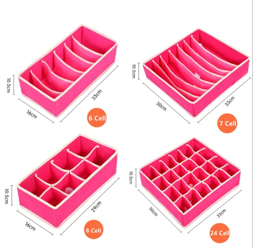 Новинка 2019 органайзер для хранения нижнего белья коробки бюстгальтера галстука