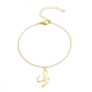 

Unique Personalized Letter Bracelet,Tiny Initial Bracelet,English Alphabet Couples Bracelet,Gift For Her-Gift Idea