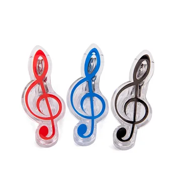 

3 Pcs Musical Note Book Page Clips Portable Stationery for Piano Book Folder &T8
