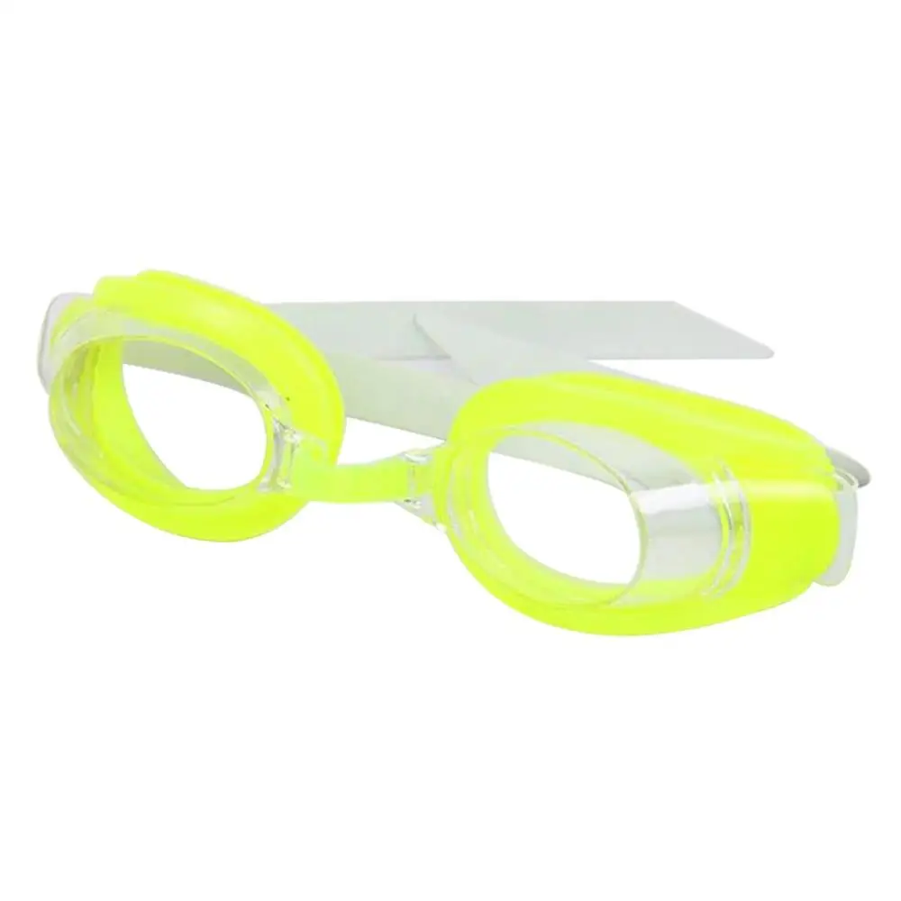 Professional Swimming Goggles Anti-fog Swimming Water Pool Glasses Unisex Adjustable Eyewear Waterproof Anti-fog Glasses - Color: fluorescent green