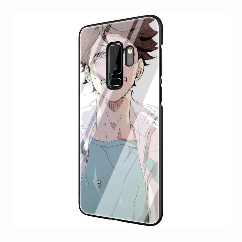 EWAU Oikawa Tooru Haikyuu! Чехол из закаленного стекла для телефона для samsung S7, 8, 9, 10, 8, 9, 10, плюс A10 20 30 40 50 60 70 - Цвет: G3